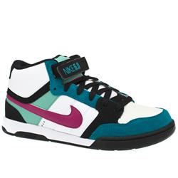 Nike Male 6.0 Air Mogan Mid Suede Upper Hi Tops in Multi