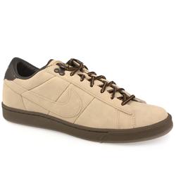 Nike Male Tennis Classic Ltd Nubuck Upper Fashion Trainers in Beige and Brown, Black