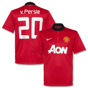 Man Utd Home van Persie Shirt 2013 2014