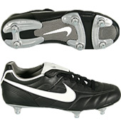 Nike Mens Tiempo Mystic Soft Ground - Black/White.