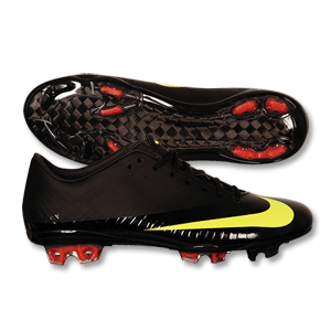 Mercurial Vapor Superfly FG - black/bright yellow