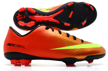 Nike Mercurial Veloce FG Kids Football Boots Sunset /