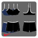 Shorts Ladies Swimsuit