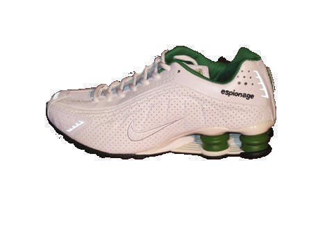 Shox R4 Espionage White Green