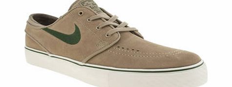 nike skateboarding Khaki Stefan Janoski Trainers