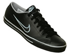 Womens Nike Capri Black/Blue Leather Trainer