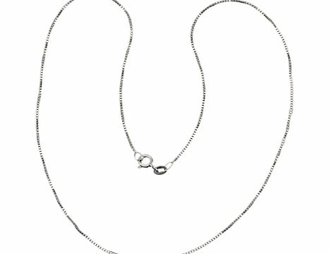 Nina B Sterling Silver Box Chain