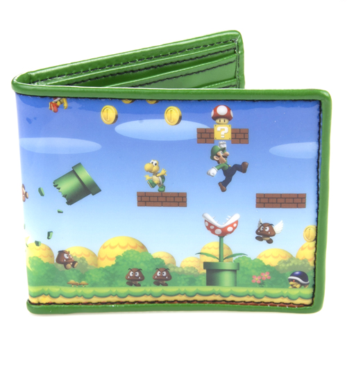 NINTENDO Super Mario Brothers Printed Wallet