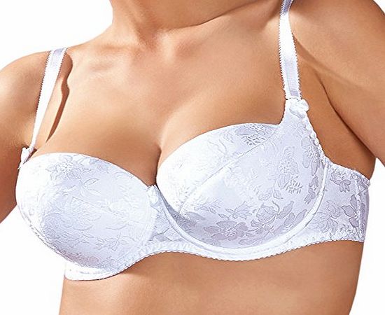 Nipplex Wanda Padded Bra,Size 42C,White