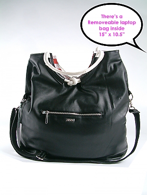 BECCA SHOULDER BAG C917 - BLACK