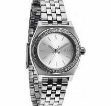 Nixon Ladies Small Time Teller All Silver