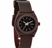 Nixon Ladies Small Time Teller P Brown Watch