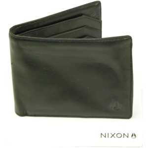 Mens Nixon Mantle Zip Coin Wallet. Black