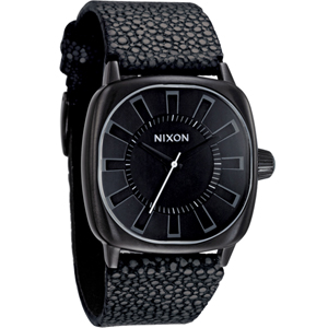 Nixon Mens Mens Nixon Revolver Watch. All Black Pebble