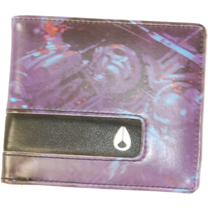 Mens Nixon Showoff Wallet. Purple Robot