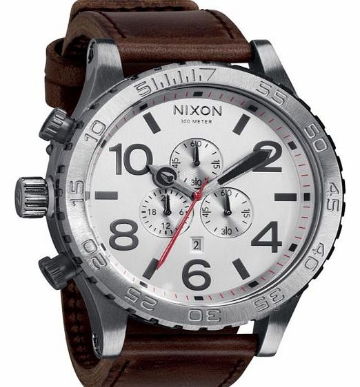 Mens Nixon 51-30 Chrono Leather Watch -