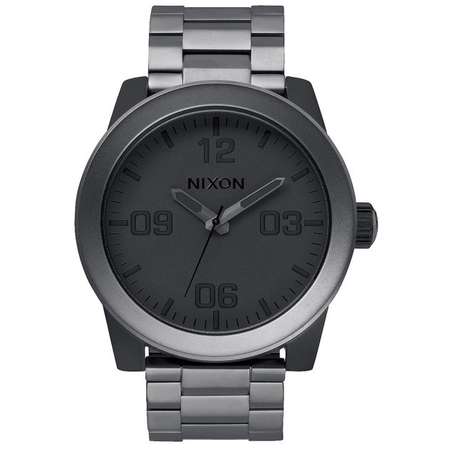 Nixon Mens Nixon Corporal Ss Analog Watch - Matte