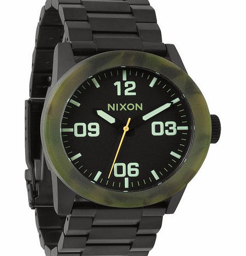 Mens Nixon Private SS Watch - Matte Black/Camo