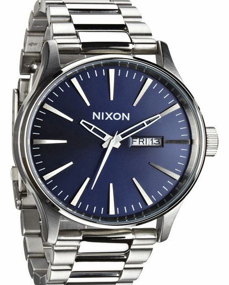 Nixon Mens Nixon Sentry SS Watch - Blue Sunray