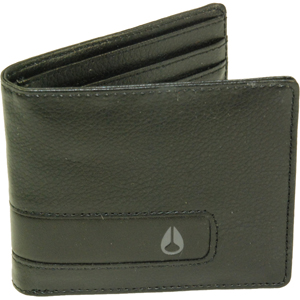 Mens Nixon Showdown Wallet. All Black