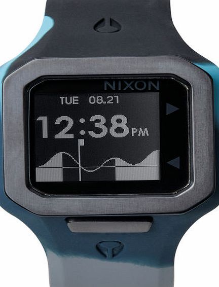 Nixon Mens Nixon Supertide Watch - Black / Seafoam /