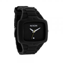 Nixon Mens Nixon The Rubber Player Watch Black