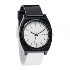 Nixon Mens Nixon The Time Teller Pu Watch Black White