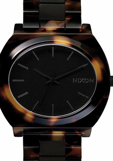 Nixon Mens Nixon Time Teller Acetate In Matte Black