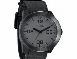 Nixon Mens The Corporal Matte Black Watch