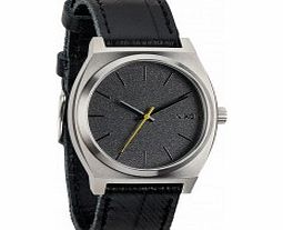 Nixon Mens Time Teller Black Tape Watch