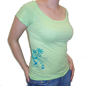 S/S Top Rosebud Mint