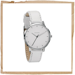 Nixon The Kensington Leather White