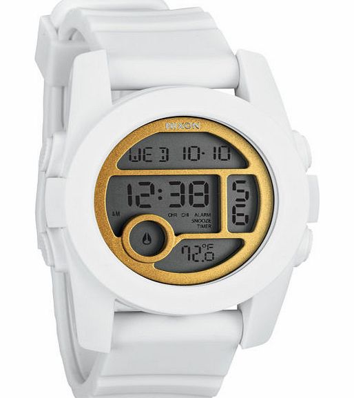 Nixon Womens Nixon Unit 40 Watch - All White/Gold