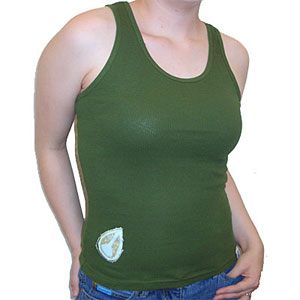 Womens Rendere Tank Militant Green