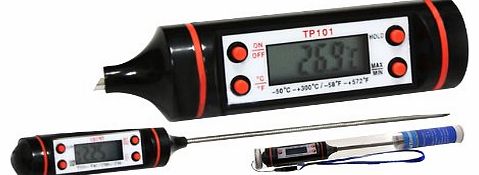 DIGITAL KITCHEN PROBE THERMOMETER FOOD COOKING BBQ MEAT STEAK TURKEY WINE JAM