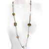 Nkuku Grey Matemwe Fair Trade Necklace -- MT2689