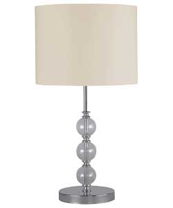 no Glass Ball Cream Table Lamp