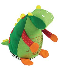 no Mamas and Papas Littleland Dino Soft Toy - Green