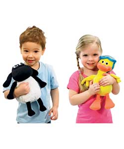 no Talking Timmy and Yabba Soft Toys Assortment