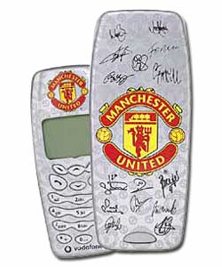 Nokia 3410/3310 Man Utd Player Silver Fascia