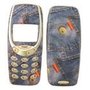 Nokia Blue Denim Pattern Fascia with Silver Trim