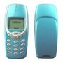 Nokia Light Blue Fascia and Silver Trim and Keypad