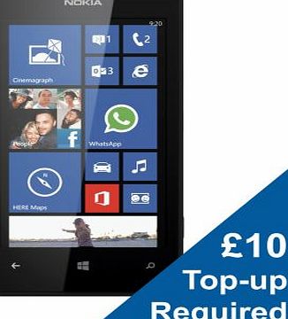 Nokia Orange Nokia Lumia 520 Mobile Phone - Black