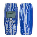 Nokia Patterned Fascia Blue Streaks