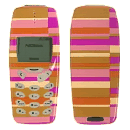 Nokia Patterned Fascia Rainbow Lines