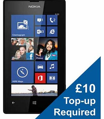 Nokia Vodafone Nokia Lumia 520 Mobile Phone - Black