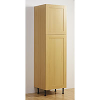 Non-Branded 600mm Larder Unit Shaker Beech