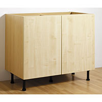 Non-Branded 800mm Highline Base Unit Linea Maple