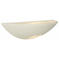 Barbados Matt White Wall Light