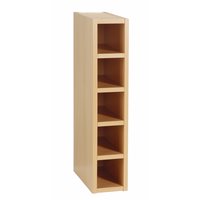 Non-Branded Beech Slab Kitchen Single Wine Rack